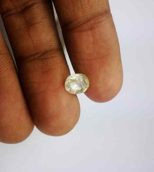1.59 Carats Ceylon Yellow Sapphire 7.78 x 6.27 x 3.98 mm