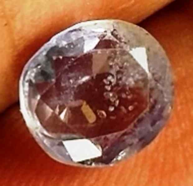 1.56 Carats Ceylon Blue Sapphire 6.76 x 6.15 x 3.42 mm