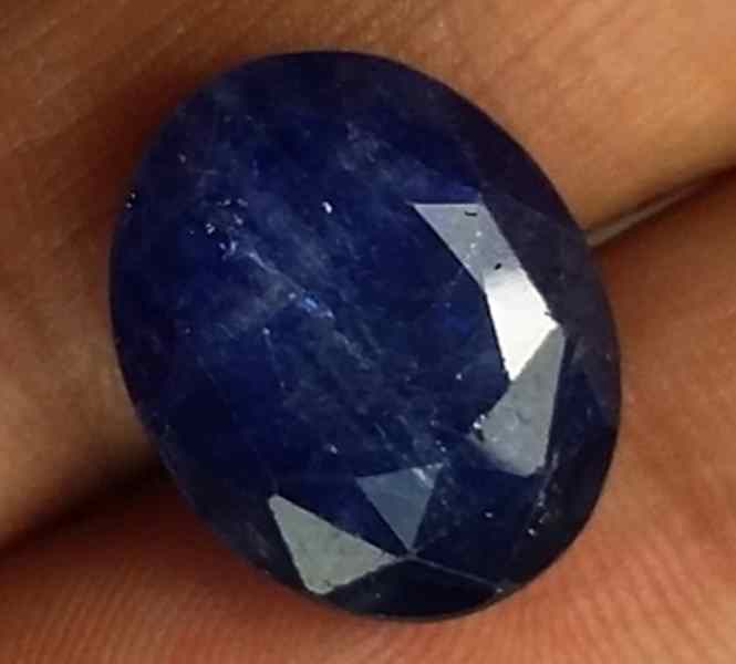 10.06 Carats Ceylon Blue Sapphire 14.87 x 12.07 x 5.20 mm