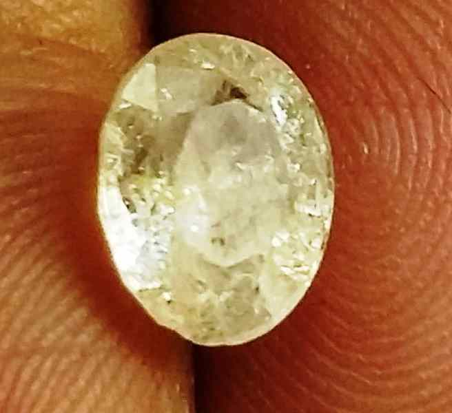 1.4 Carats Yellow Sapphire 7.03 x 6.10 x 3.70 mm