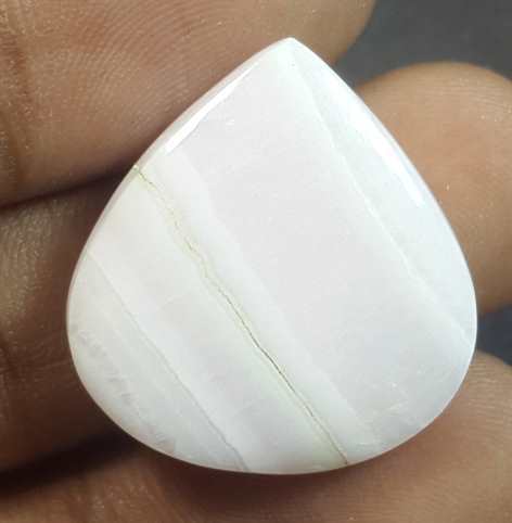 22.86 Carats Pink Aragonite 23.34 x 21.97 x 5.30 mm
