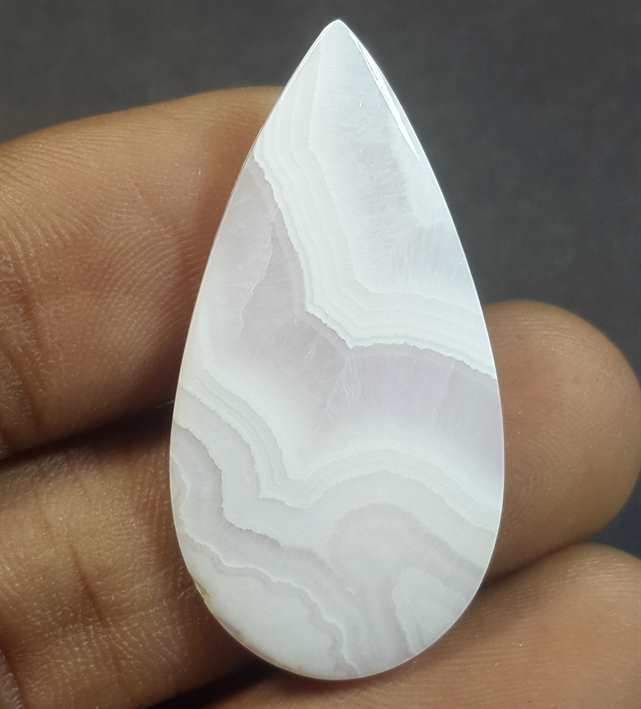 18.57 Carats Pink Aragonite 35.67 x 18.29 x 3.41 mm