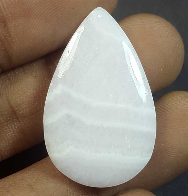 22.43 Carats Pink Aragonite 35.11 x 17.78 x 4.14 mm