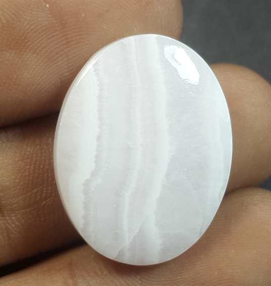 18.43 Carats Pink Aragonite 24.33 x 18.88 x 4.45 mm