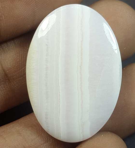 29.58 Carats Pink Aragonite 30.03 x 21.15 x 4.98 mm