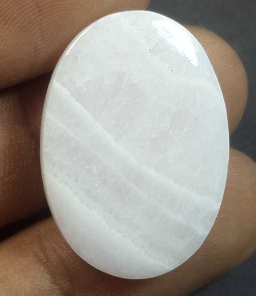 24.69 Carats Pink Aragonite 28.42 x 19.93 x 4.51 mm