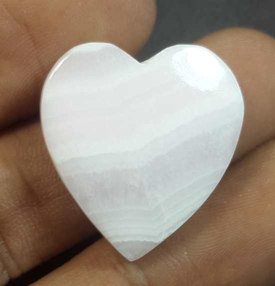 24.52 Carats Pink Aragonite 23.27 x 22.00 x 5.54 mm