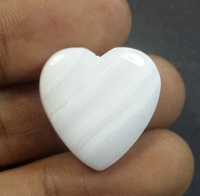 19.76 Carats Pink Aragonite 21.36 x 20.96 x 5.03 mm