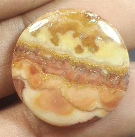 23.29 Carats Wave Dolomite 22.59 x 22.59 x 5.31 mm