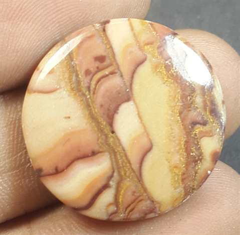 22.39 Carats Wave Dolomite 23.24 x 23.24 x 4.77 mm