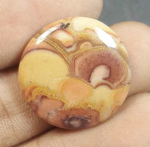 15.29 Carats Wave Dolomite 21.13 x 21.13 x 4.31 mm