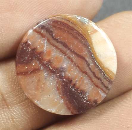 11.49 Carats Wave Dolomite 18.83 x 18.83 x 3.68 mm