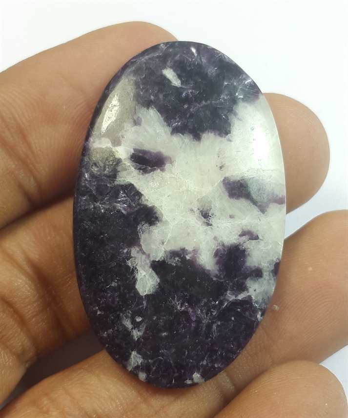 42.00 Carats Lepidolite 40.39 x 24.44 x 5.00 mm