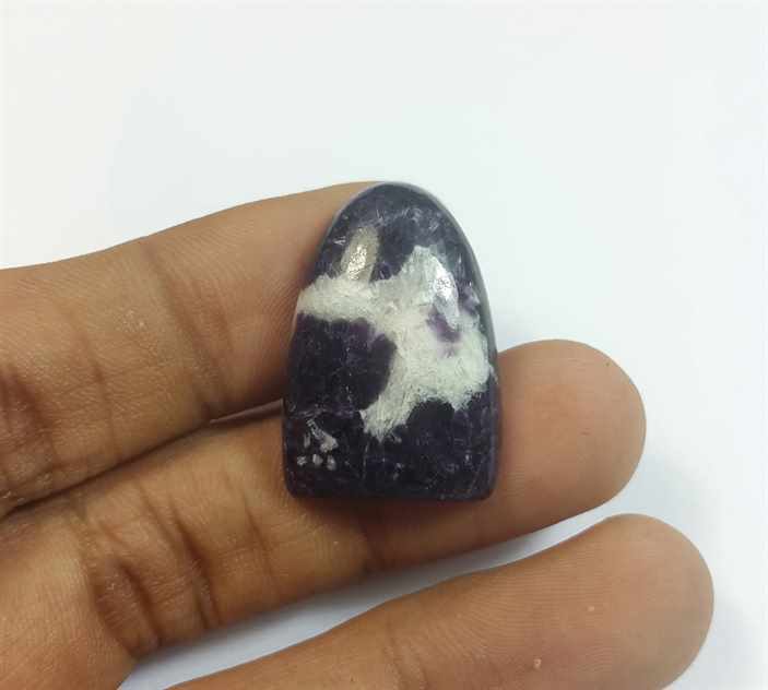 22.22 Carats Lepidolite 26.11 x 17.80 x 5.73 mm