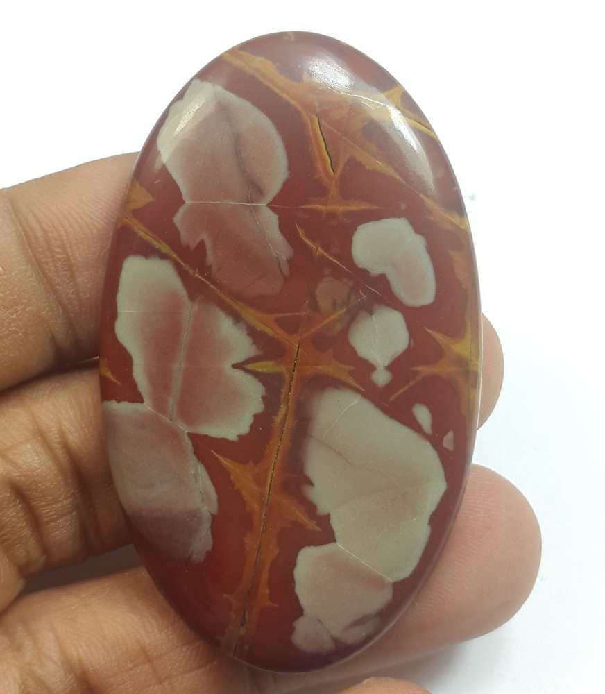 78.11 Carats Noreena Jasper 54.47 x 32.79 x 5.23 mm