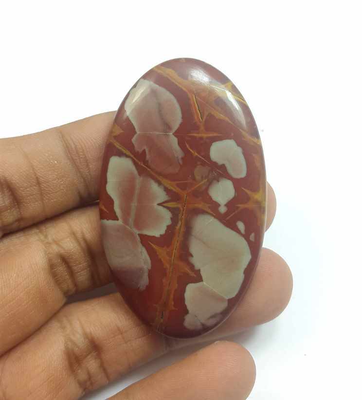 78.11 Carats Noreena Jasper 54.47 x 32.79 x 5.23 mm