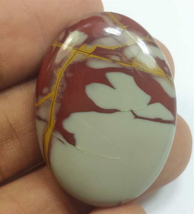 46.91 Carats Noreena Jasper 35.77 x 25.94 x 6.06 mm