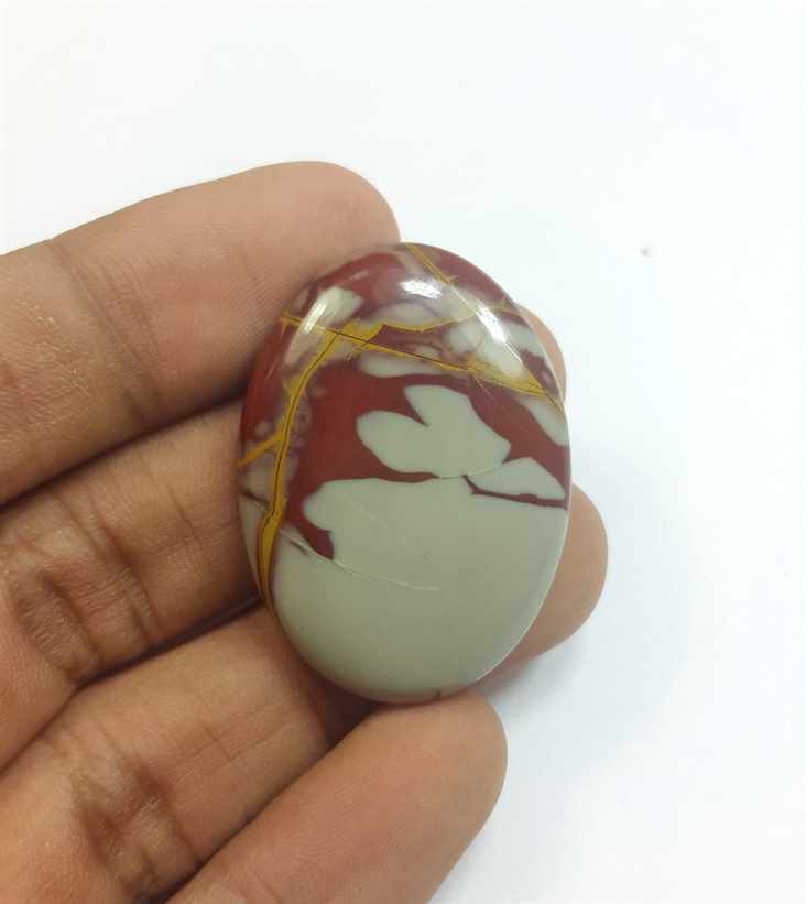 46.91 Carats Noreena Jasper 35.77 x 25.94 x 6.06 mm