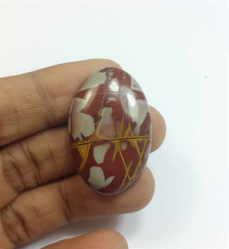43.56 Carats Noreena Jasper 35.21 x 22.97 x 6.96mm