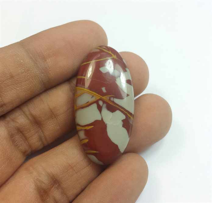 27.56 Carats Noreena Jasper 35.66 x 17.77 x 5.26 mm