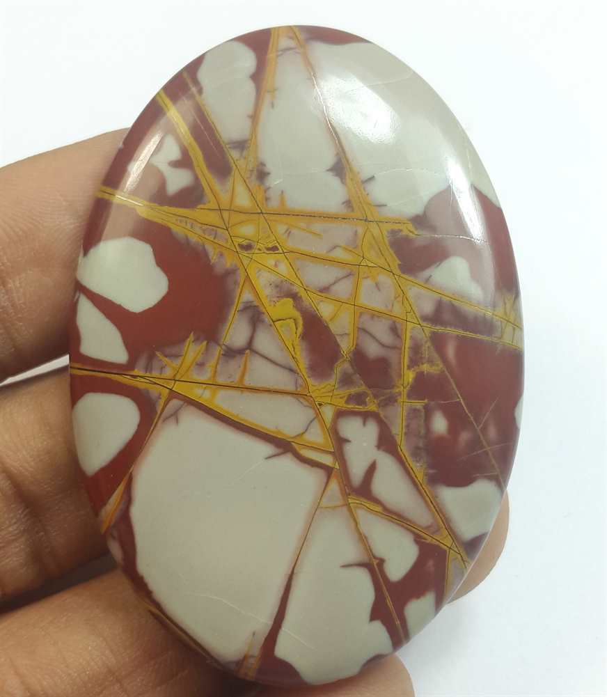 85.72 Carats Noreena Jasper 54.48 x 37.50 x 5.02 mm