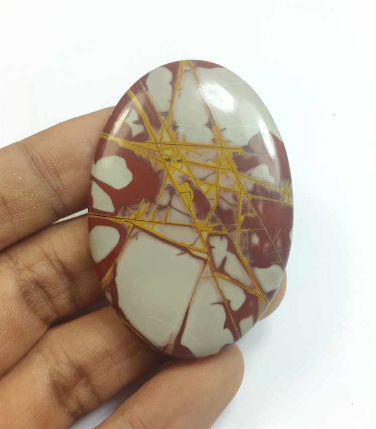 85.72 Carats Noreena Jasper 54.48 x 37.50 x 5.02 mm