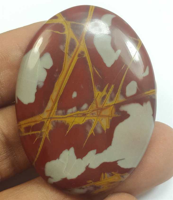 64.24 Carats Noreena Jasper 45.34 x 33.63 x 5.07 mm
