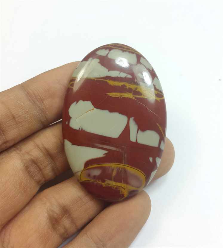 85.44 Carats Norina Jasper 52.02 x 34.15 x 5.84 mm