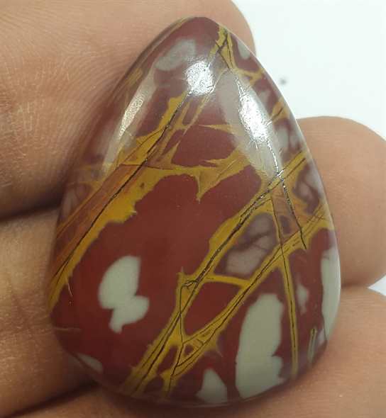34.62 Carats Norina Jasper 30.07 x 22.48 x 6.39 mm