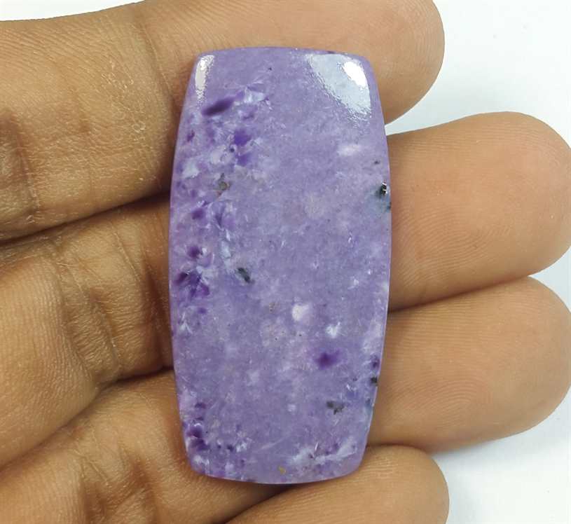 27.41 Carats Charolite 37.90 x 19.29 x 4.30 mm