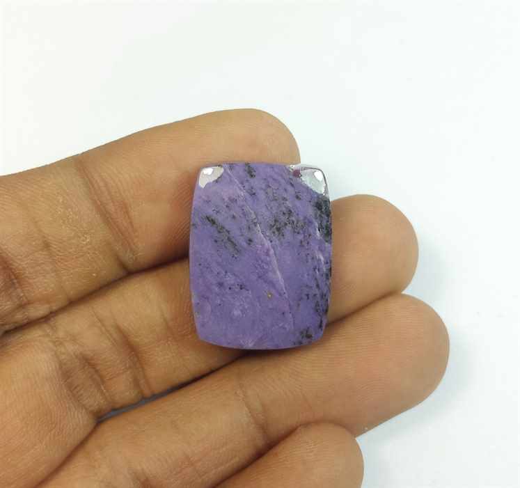 22.59 Carats Charolite 23.01 x 17.30 x 5.25 mm