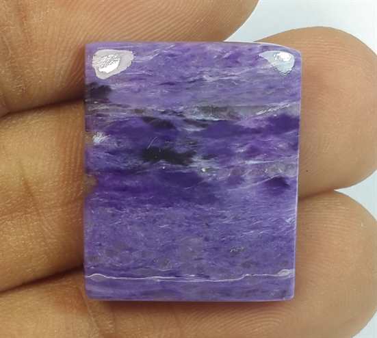 19.93 Carats Charolite 22.16 x 18.10 x 4.47 mm