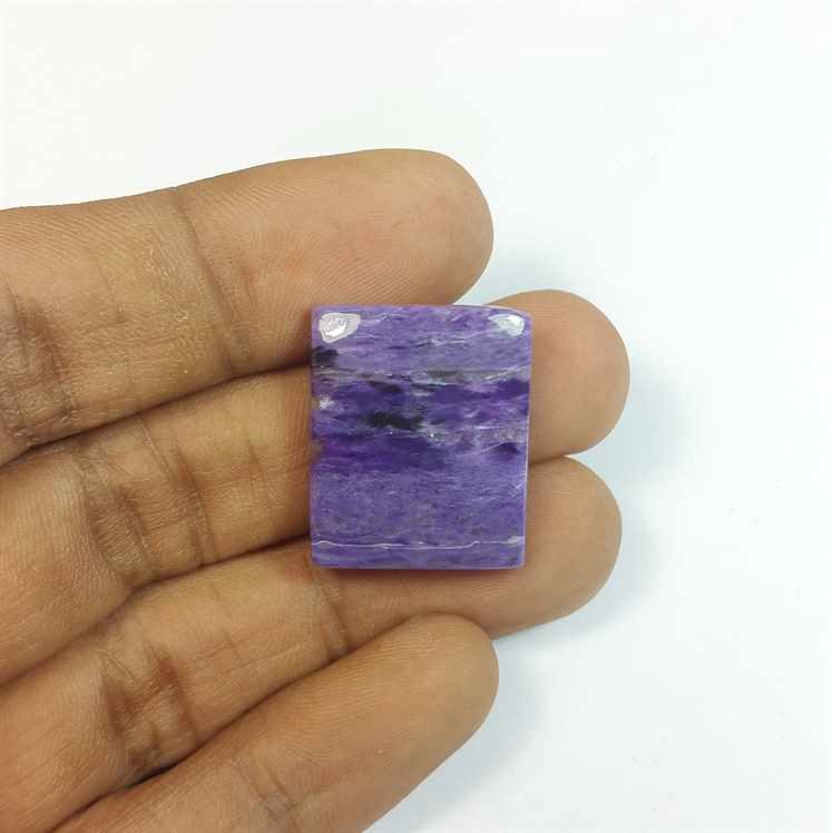 19.93 Carats Charolite 22.16 x 18.10 x 4.47 mm