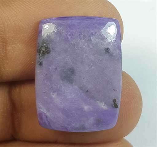 13.57 Carats Charolite 21.18 x 15.86 x 4.11 mm