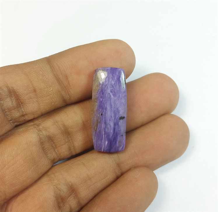 13.24 Carats Charolite 25.75 x 10.75 x 4.71 mm