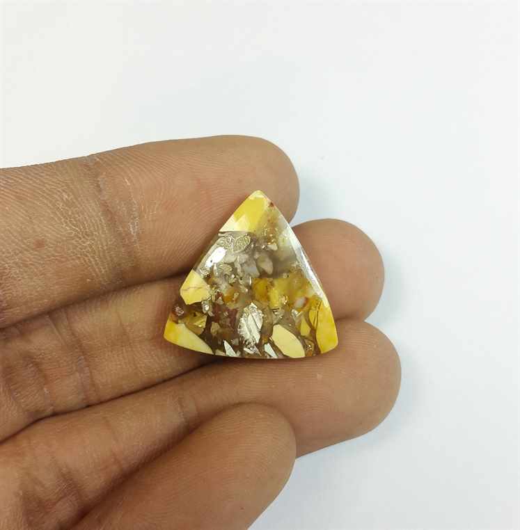 11.51 Carats Mookaite Barritted 19.77 x 19.46 x 4.14 mm