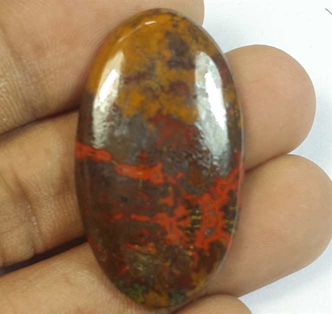 33.64 Carats Morocco Seam Agate 36.57 x 20.92 x 4.82 mm