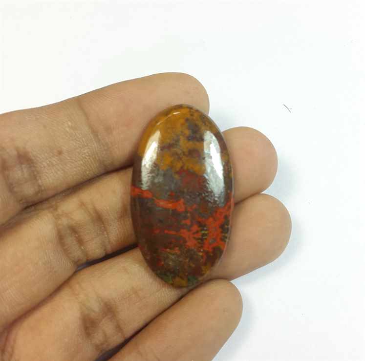 33.64 Carats Morocco Seam Agate 36.57 x 20.92 x 4.82 mm