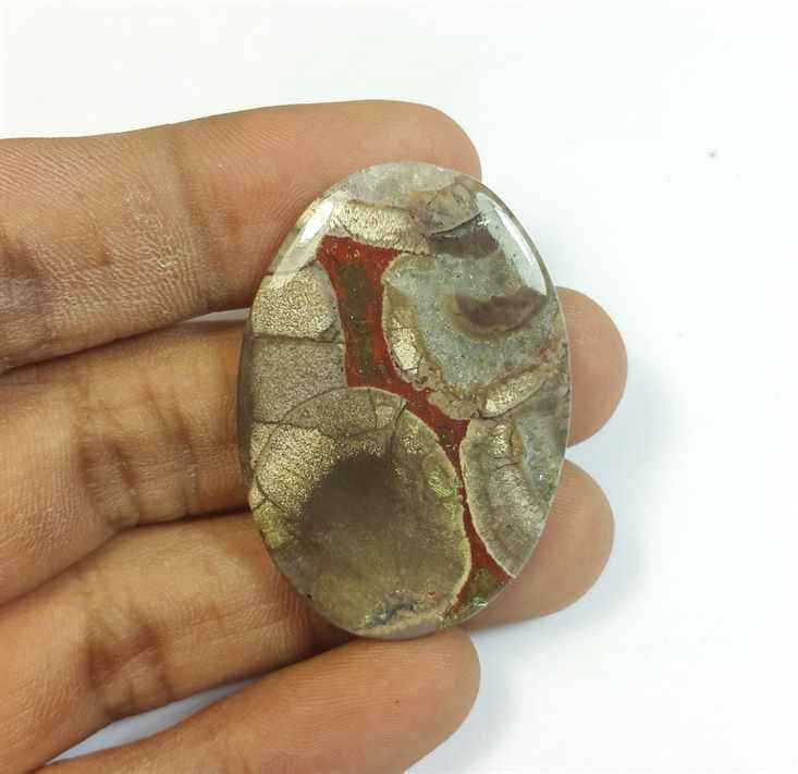 43.19 Carats Mushroom Rhyolite 40.42 x 28.18 x 4.68 mm