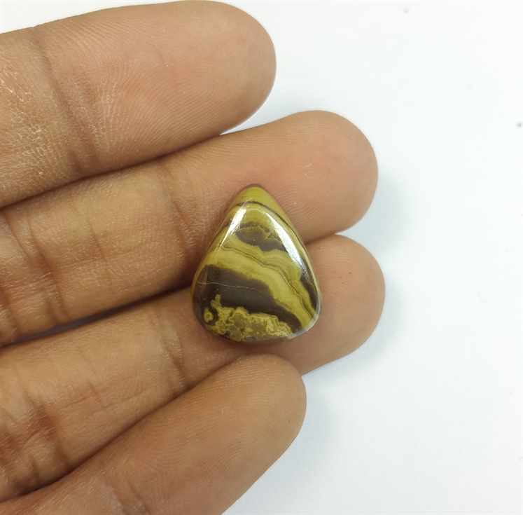 16.04 Carats Schalenblende 17.93 x 14.6 x 5.07 mm