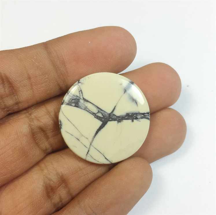 29.67 Carats Porcelain Jasper 26.90 x 26.90 x 4.40 mm