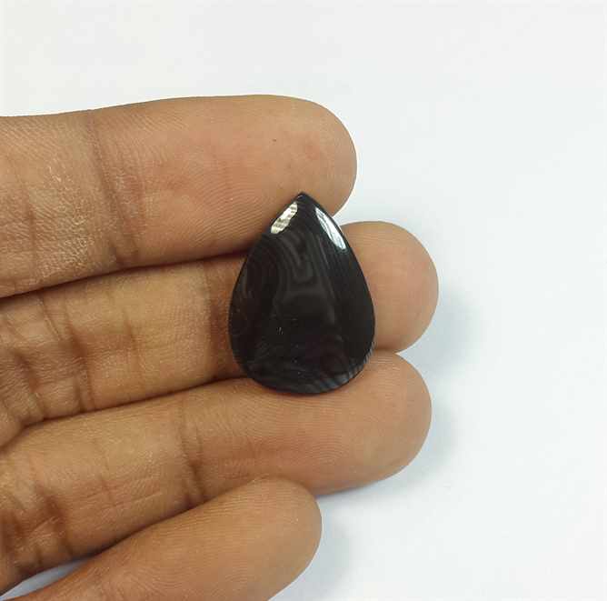 8.36 Carats Psilomelane 21.31 x 15.47 x 3.60 mm