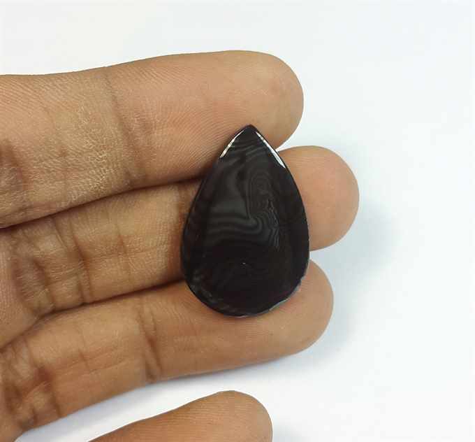 14.47 Carats Psilomelane 25.91 x 17.52 x 3.74 mm
