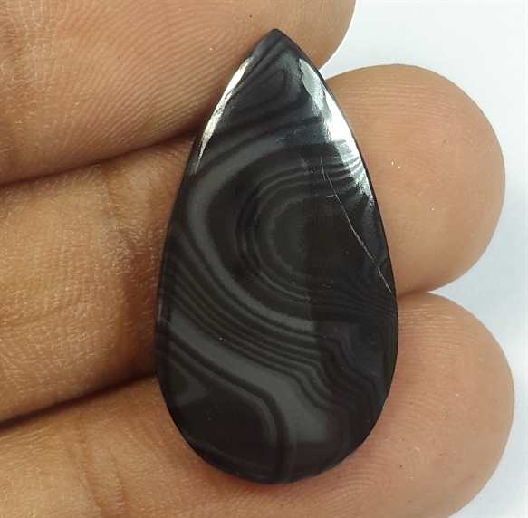 10.86 Carats Psilomelane 26.96 x 14.58 x 3.05 mm