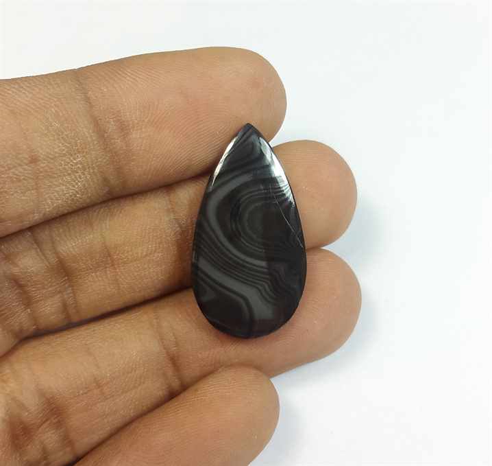 10.86 Carats Psilomelane 26.96 x 14.58 x 3.05 mm