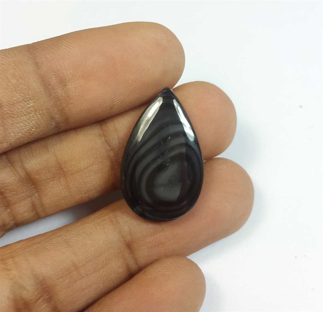 11.37 Carats Psilomelane 24.26 x 15.05 x 3.34 mm