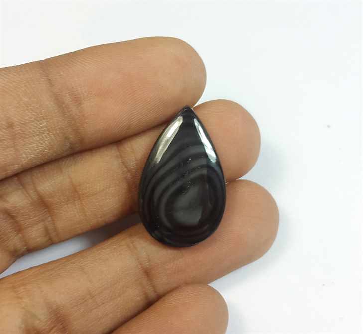 11.37 Carats Psilomelane 24.26 x 15.05 x 3.34 mm