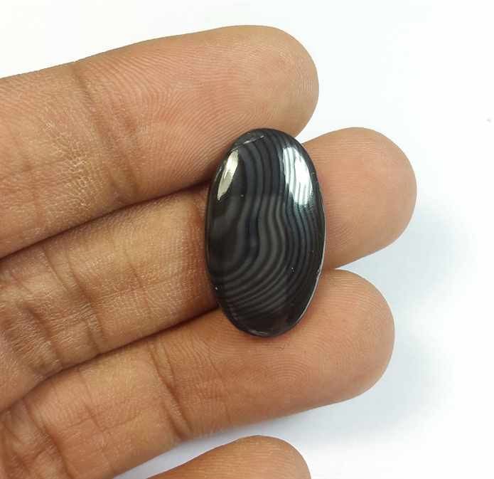 14.33 Carats Psilomelane 22.76 x 13.43 x 4.48 mm