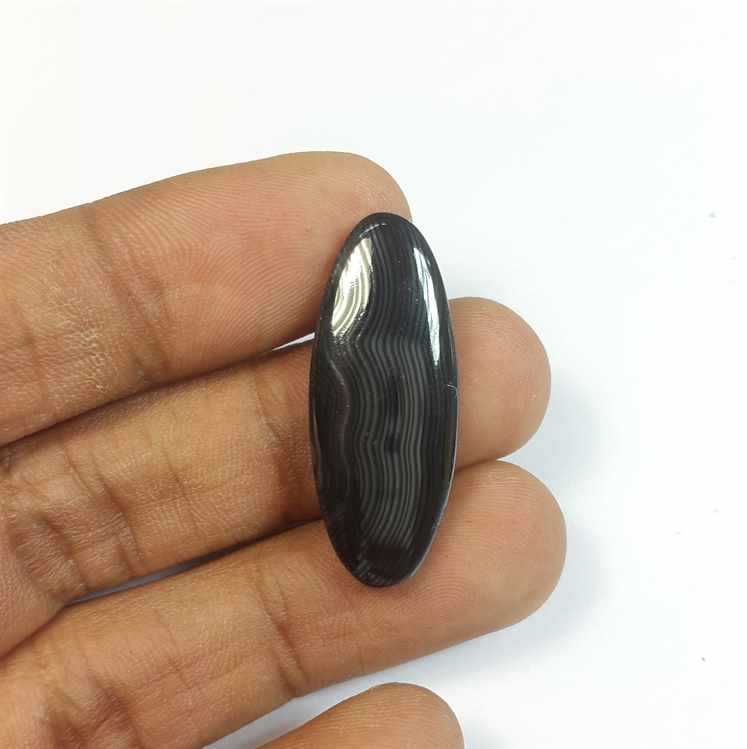 16.09 Carats Psilomelane 31.64 x 12.68 x 3.93 mm