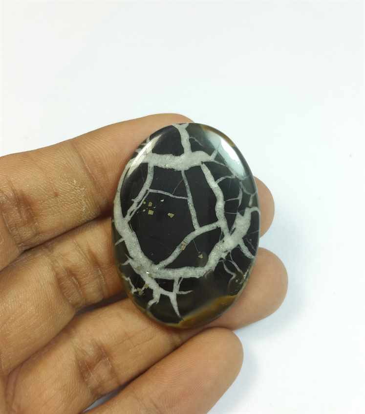 54.94 Carats Septarian 41.26 x 29.97 x 4.34 mm
